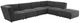 Coaster® Sunny 6-Piece Dark Charcoal L-Shape Sectional-0