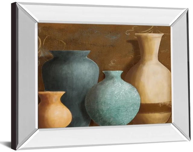 Classy Art Ancient Clay Il by Lanie Loreth Mirror Framed Wall Art-1