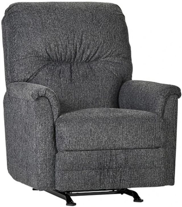 Hughes Furniture® 100 Contour Ash Rocker Manual Recliner-0