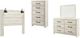 Signature Design by Ashley® Cambeck 4-Piece Whitewash Queen Panel Headboard Bed Set-0