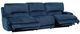 Steve Silver Co. Olsen 3-Piece Indigo Dual-Power Zero-Gravity Modular Reclining Sofa-4