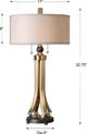 Uttermost® Selvino Brushed Brass Table Lamp-2
