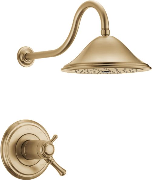 Delta Cassidy® TempAssure® 17T Series Champagne Bronze Shower Trim-0
