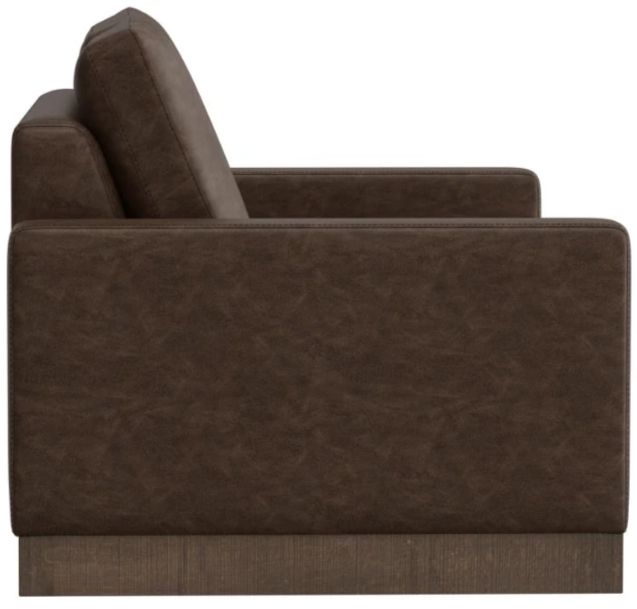 International Furniture Direct Georgia Brown 64" Loveseat-3
