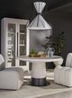 Universal Explore Home™ New Modern Zella White Oak Display Cabinet-2