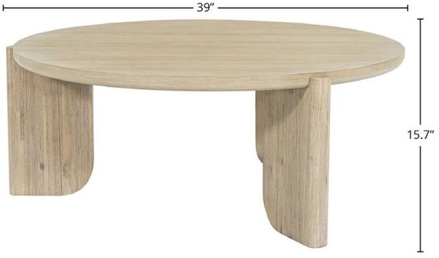 LH Home Haru Sand Wash Coffee Table-1