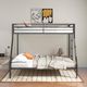 Coaster® Alevera Matte Black Youth Twin Bunk Bed-4