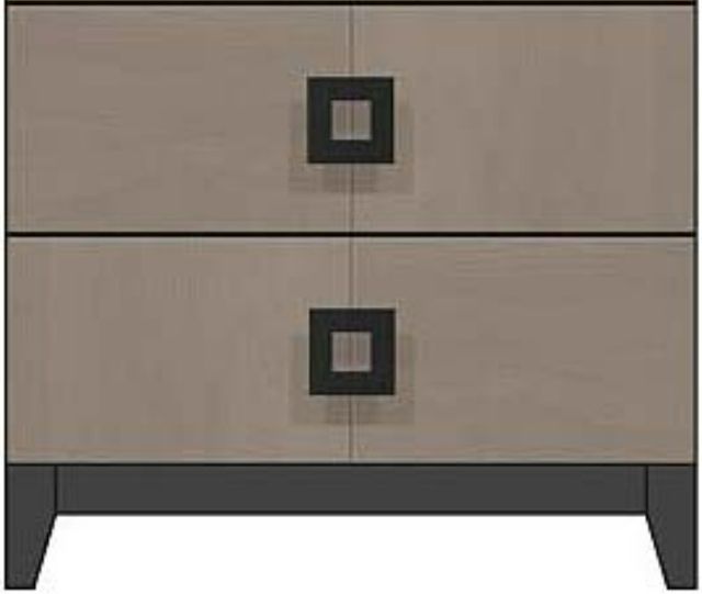 Country View Woodworking Customizable American Modern Brown Maple 28'' 5-Drawer Chest-1
