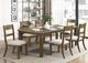 Homelegance® Quinn Light Brown/Light Gray Dining Side Chair-1