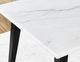 Steve Silver Co. Vida White Rectangular Dining Table with Black Base-4