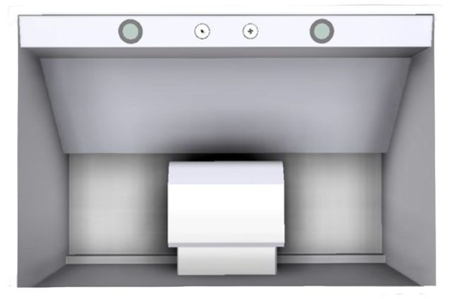 Vent-A-Hood® Premier Magic Lung® 36" White Wall Mounted Range Hood-3