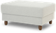 Luonto® Furniture Flex White Storage Ottoman-0