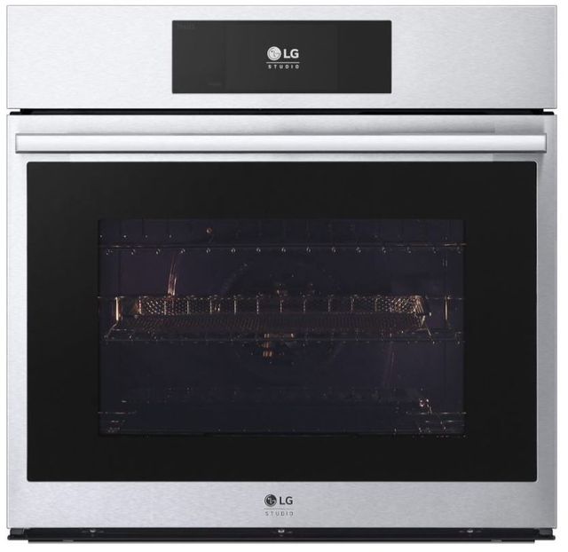 LG Studio 30" Stainless Steel Single Electric Built In Wall Oven-0