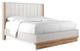 A.R.T. Furniture® Portico Cream Upholstered Queen Shelter Panel Bed-0
