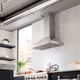 ZLINE 36" Stainless Steel Wall Mounted Range Hood with CrownSound® Bluetooth Speakers-4