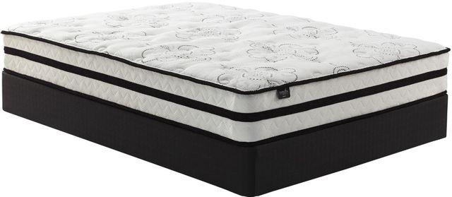 Sierra Sleep® by Ashley® Chime 2-Piece 10" Hybrid and Adjustable Base King Mattress Set-1
