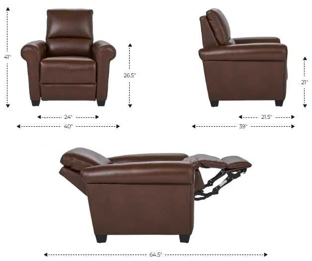 La-Z-Boy® Clybourn Oat Power Reclining Chair with Headrest-2