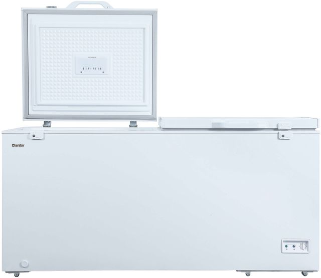 Danby® 80" 21 Cu. Ft. White Chest Freezer-3