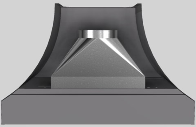 Vent-A-Hood® Designer Series 48" Gunsmoke Wall Mounted Range Hood-2