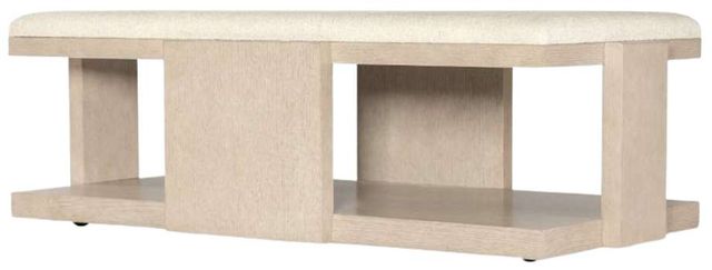 Hooker® Furniture Westwood Tillson Cloud Cocktail Table with Polished Limestone Base-4