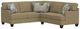 Corinthian Furniture 2-Piece Beige Modular Sectional-0