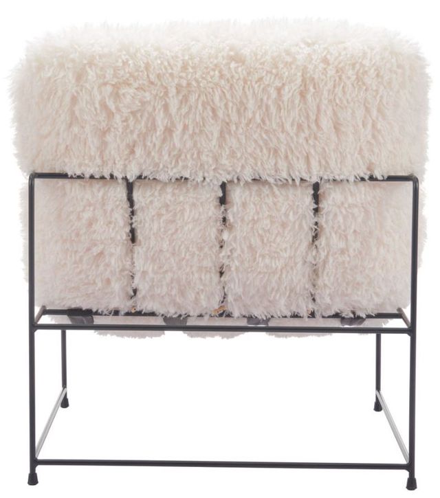 Zuo® Modern Pelut Black/White Accent Chair-3
