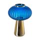 A & B Home Blue/Silver 11" Flower Vase-0