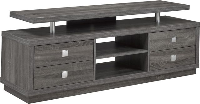Brassex Inc. Grey 66'' TV Stand-0