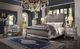 ACME Furniture Dresden Gray/Vintage Bone White Queen Upholstered Sleigh Bed-1