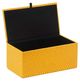 A & B Home Orinoco Yellow Tissue Box-3