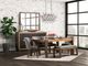 Michael Amini® Brooklyn Walk Burnt Umber/White Side Chair-1