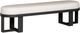 Vanguard® Furniture Customizable Colleen Fabric Outdoor Bench-0