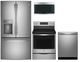 GE Profile™ 4 Piece Stainless Steel Kitchen Package-0