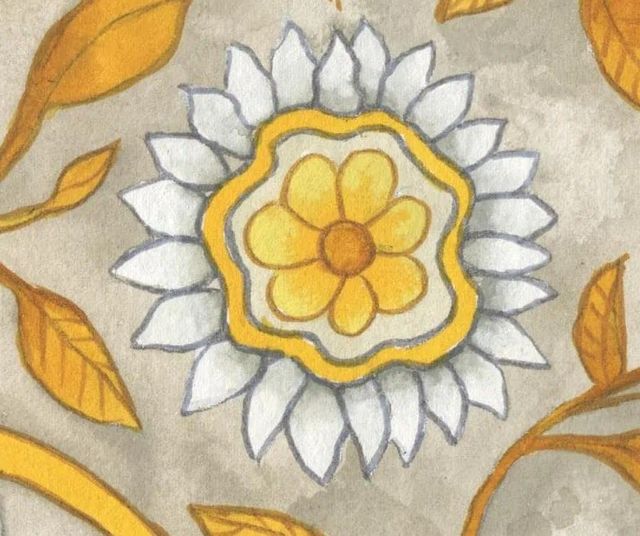 Classy Art Flowers on Grey I by Elizabeth Medley Wall Art-1