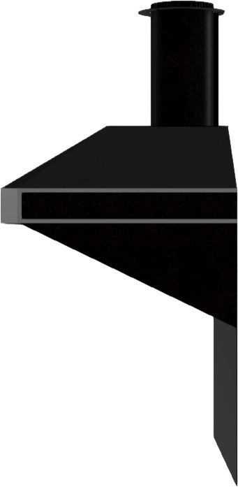 Vent-A-Hood 48” Black Carbide Professional Retro-Style Wall Mounted Range Hood with Magic Lung® Blower-2