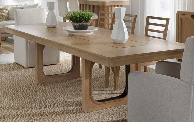 Parker House® Escape 9-Piece Glazed Natural Oak Dining Set with Extendable Table-9