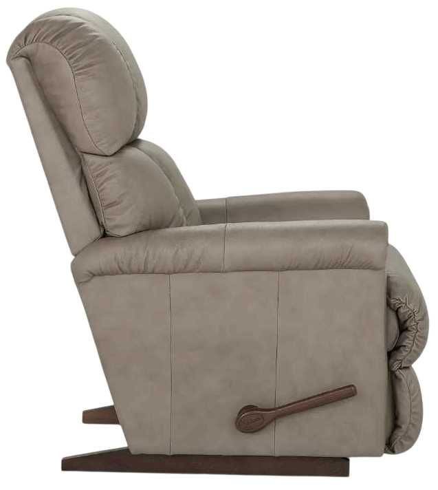 La-Z-Boy® Pinnacle Stone Leather Manual Rocking Recliner-3