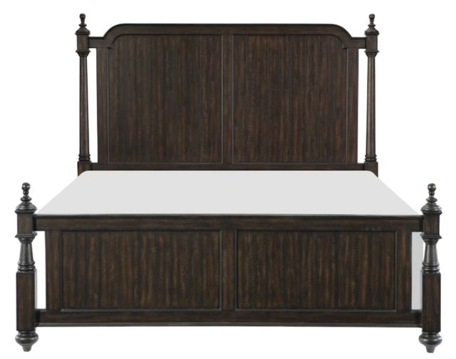 Homelegance® Cardano Driftwood Charcoal California King Panel Bed-2