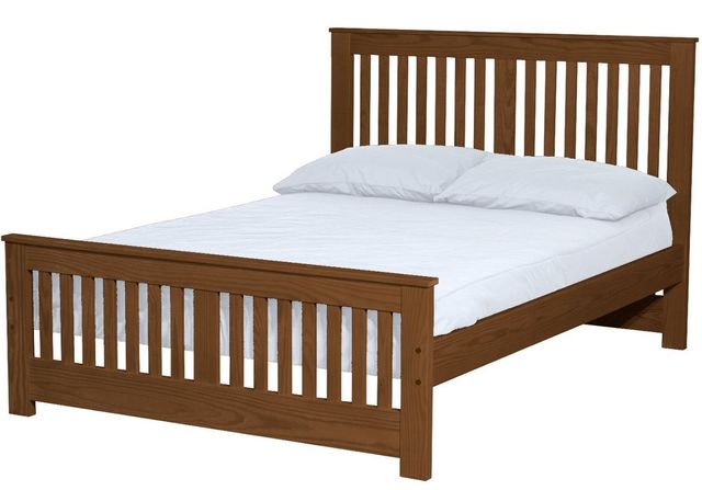 Crate Designs™ Furniture Brindle Full Youth Shaker Bed-0