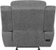 Coaster® Bahrain Charcoal Upholstered Power Glider Recliner-2