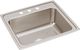 Elkay Lustertone® Classic Lustrous Satin 25" x 22" x 10-3/8" 3-Hole Single Bowl Drop-In Sink-0