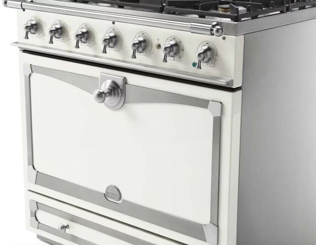 La Cornue CornuFe´ 90 36" Pure White Pro Style Dual Fuel Range-2