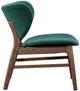 New Classic® Home Furnishings Alder Green/Walnut Upholstered Lounge Chair-3