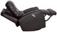 Franklin™ Aspen Holt Coffee Leather Dual Power Swivel Rocker Recliner with Power Headrest-4