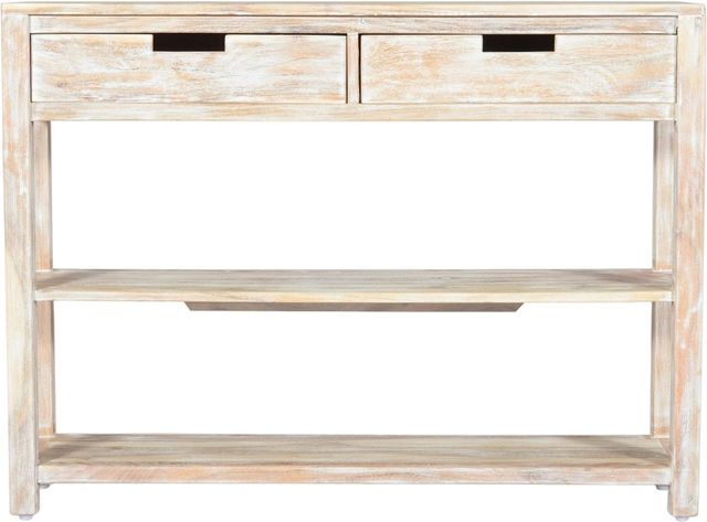 Jofran Inc. Global Archive Reynolds White Wash Sofa Table-1