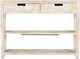 Jofran Inc. Global Archive Reynolds White Wash Sofa Table-1