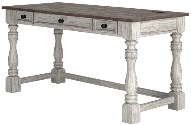 Signature Design by Ashley® Havalance White/Gray Home Office Desk-3