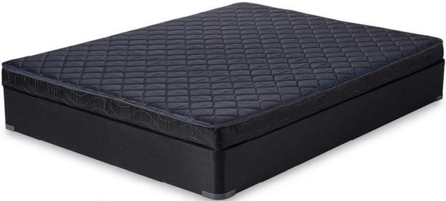 Jamison Bedding Veridian Black Fairstone Foam Medium Firm Tight Top Queen Mattress