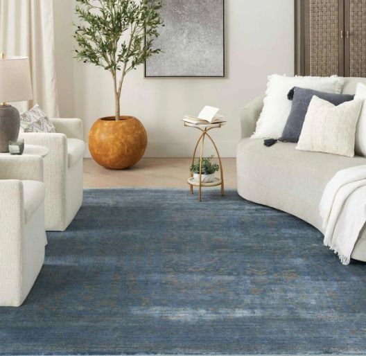 Nourison Home™ Luxurious Blue 5'x7' Area Rug-4