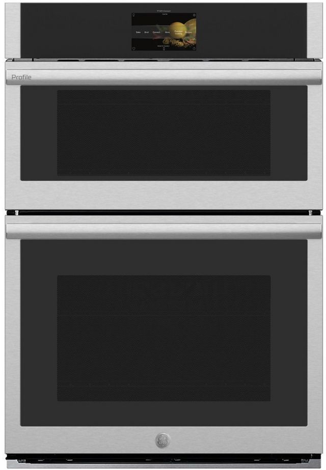 GE Profile™ 30" Stainless Steel Oven/Microwave Combo Electric Wall Oven